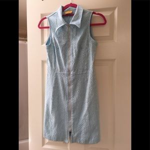 Blue mini dress S 60’s Go Go